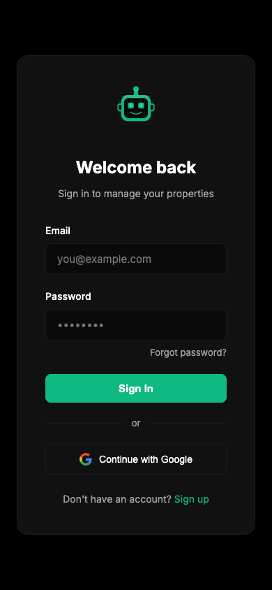 Host Dashboard Mobile
